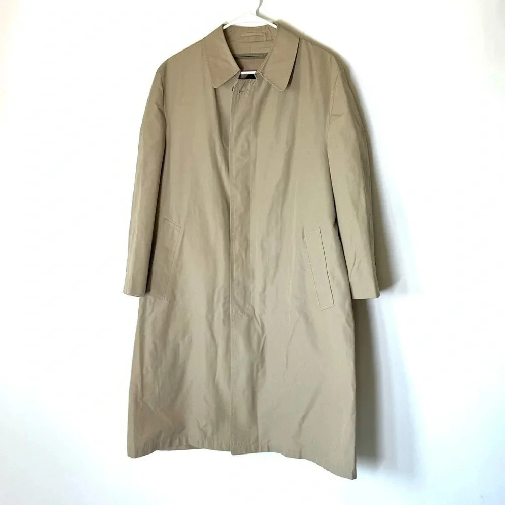 Vintage Hart Schaffner & Marx Trench Coat Size Large (42R)